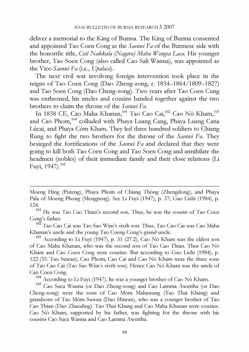 SOAS bulletin of Burma research - Page 99