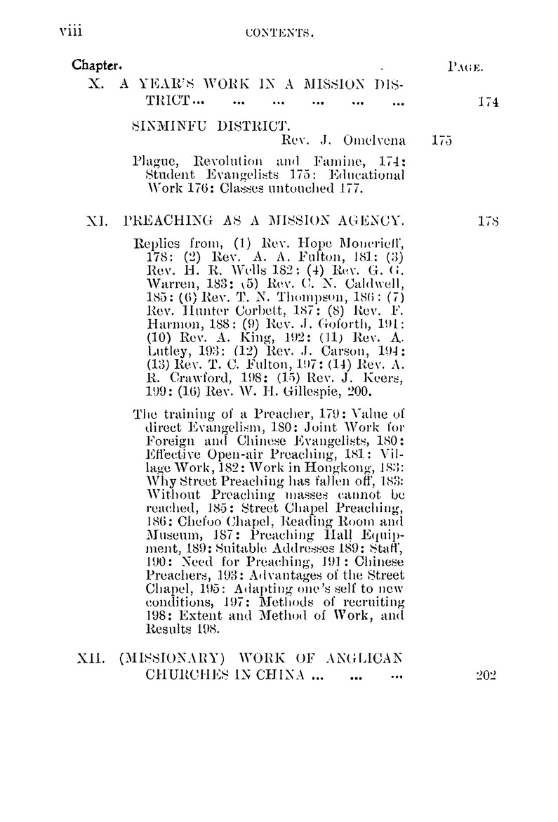 China mission year book - Page viii