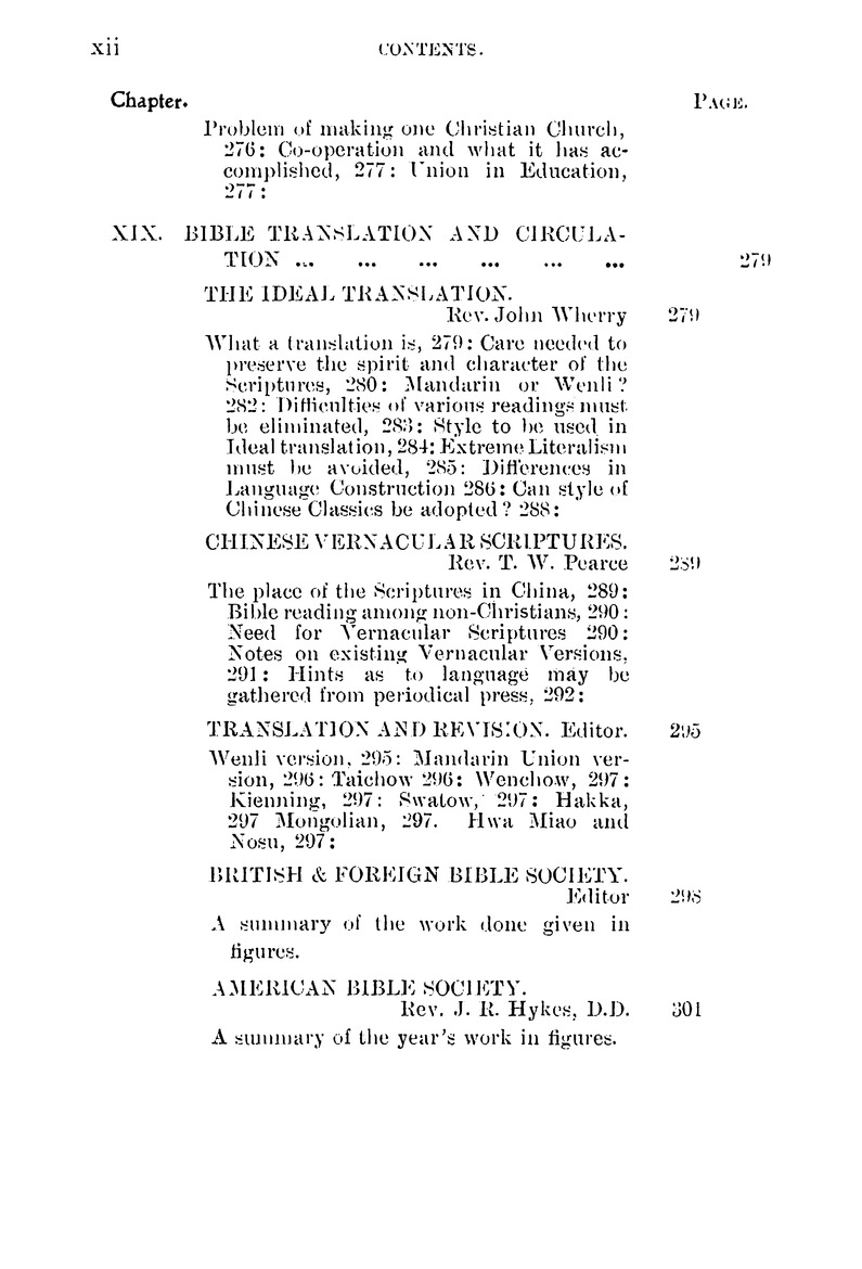 China mission year book - Page xii