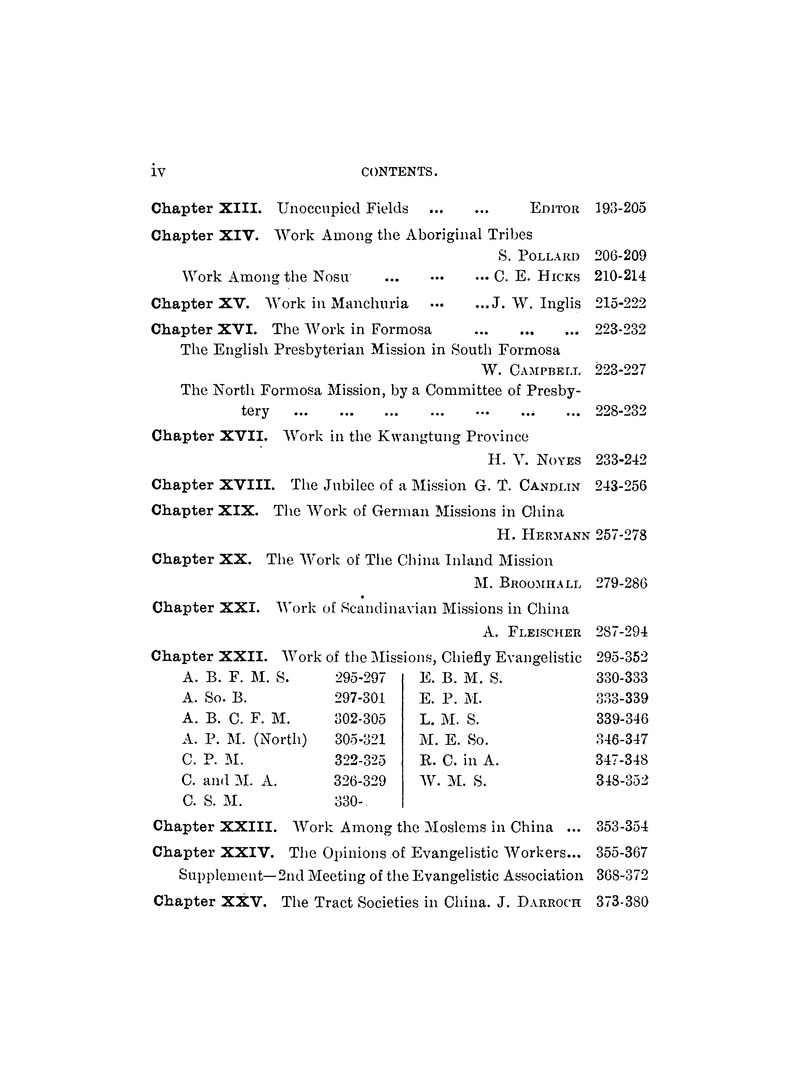 China mission year book - Page iv