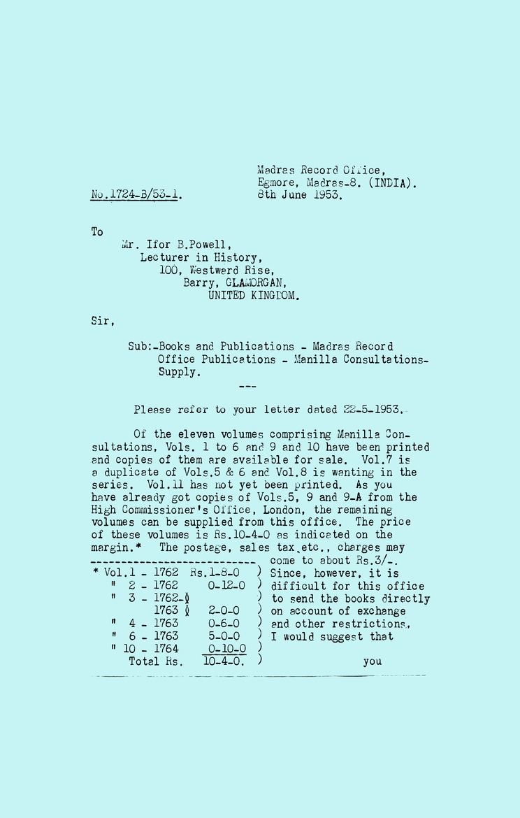 Manilha consultations - 