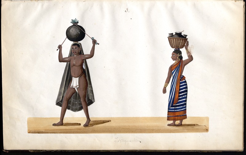 Album of 'Company' paintings of occupations and festivals, Southern India (CWML MSS 500) - digital image 15