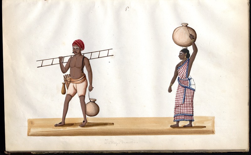 Album of 'Company' paintings of occupations and festivals, Southern India (CWML MSS 500) - digital image 25