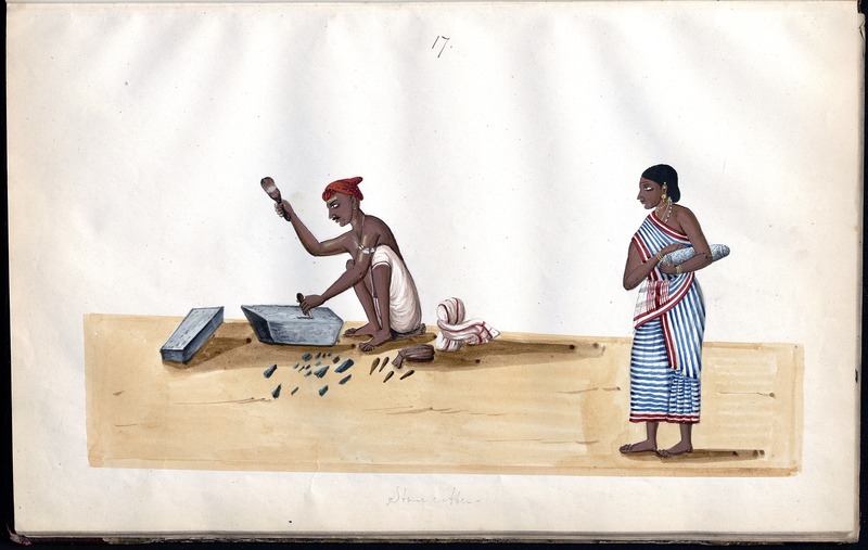 Album of 'Company' paintings of occupations and festivals, Southern India (CWML MSS 500) - digital image 43