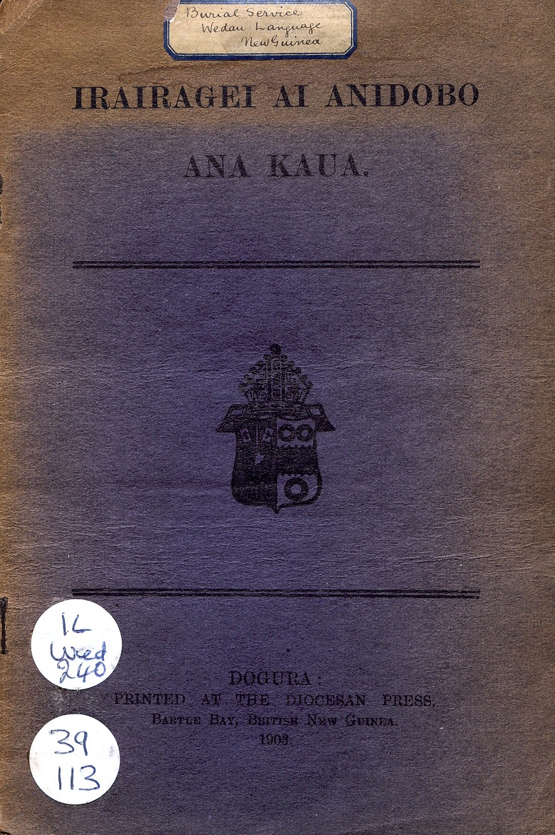 Irairagei ai anidobo ana kaua - Page i