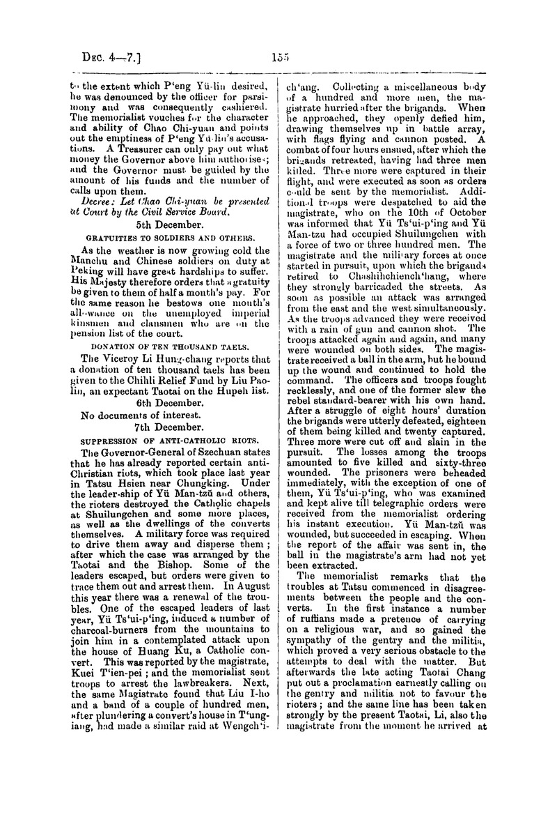 Translation of the Peking gazette - 