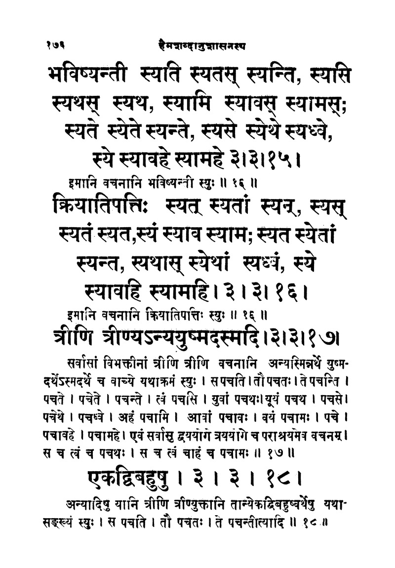 ससद्धहेमचन्द्रासिधानास्वोपज्ञशब्दानुशासन लघुवृसि - Page 176