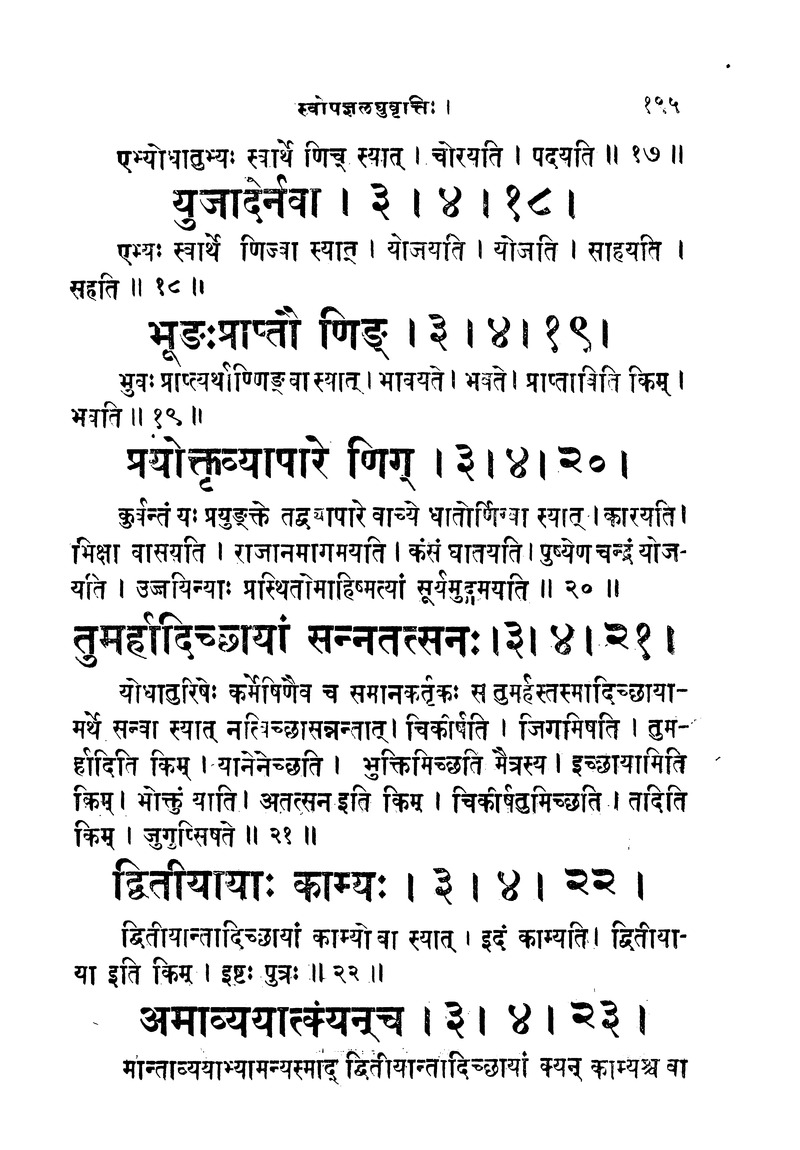 ससद्धहेमचन्द्रासिधानास्वोपज्ञशब्दानुशासन लघुवृसि - Page 195