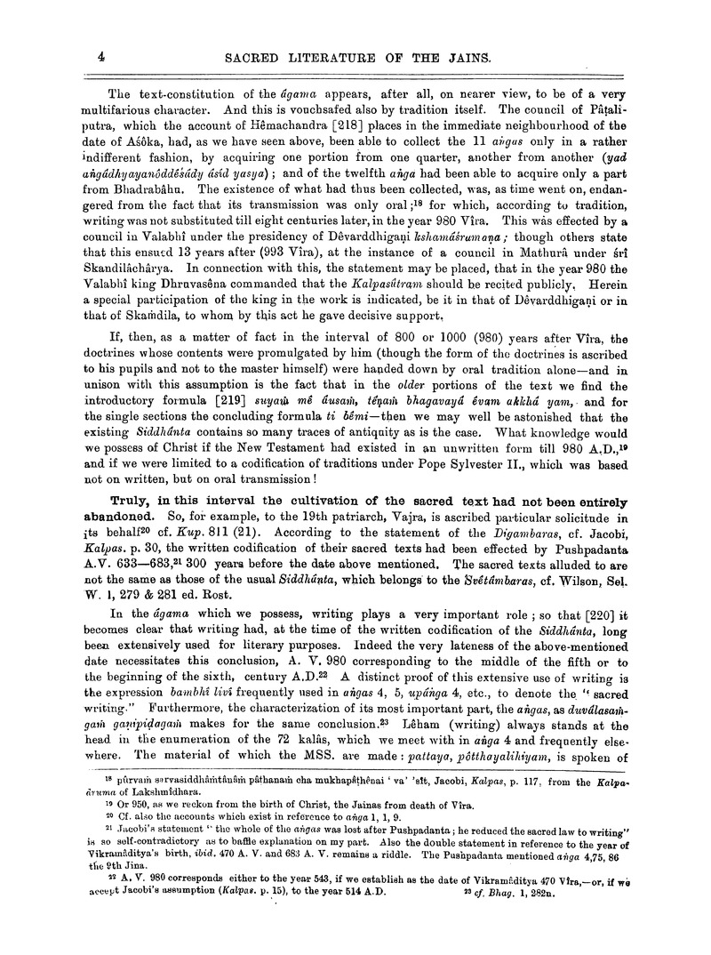 Weber's Sacred literature of the Jains - Page 4