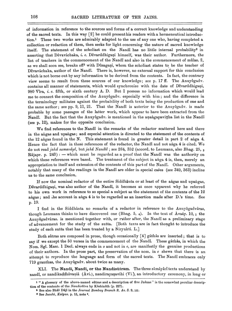 Weber's Sacred literature of the Jains - Page 108