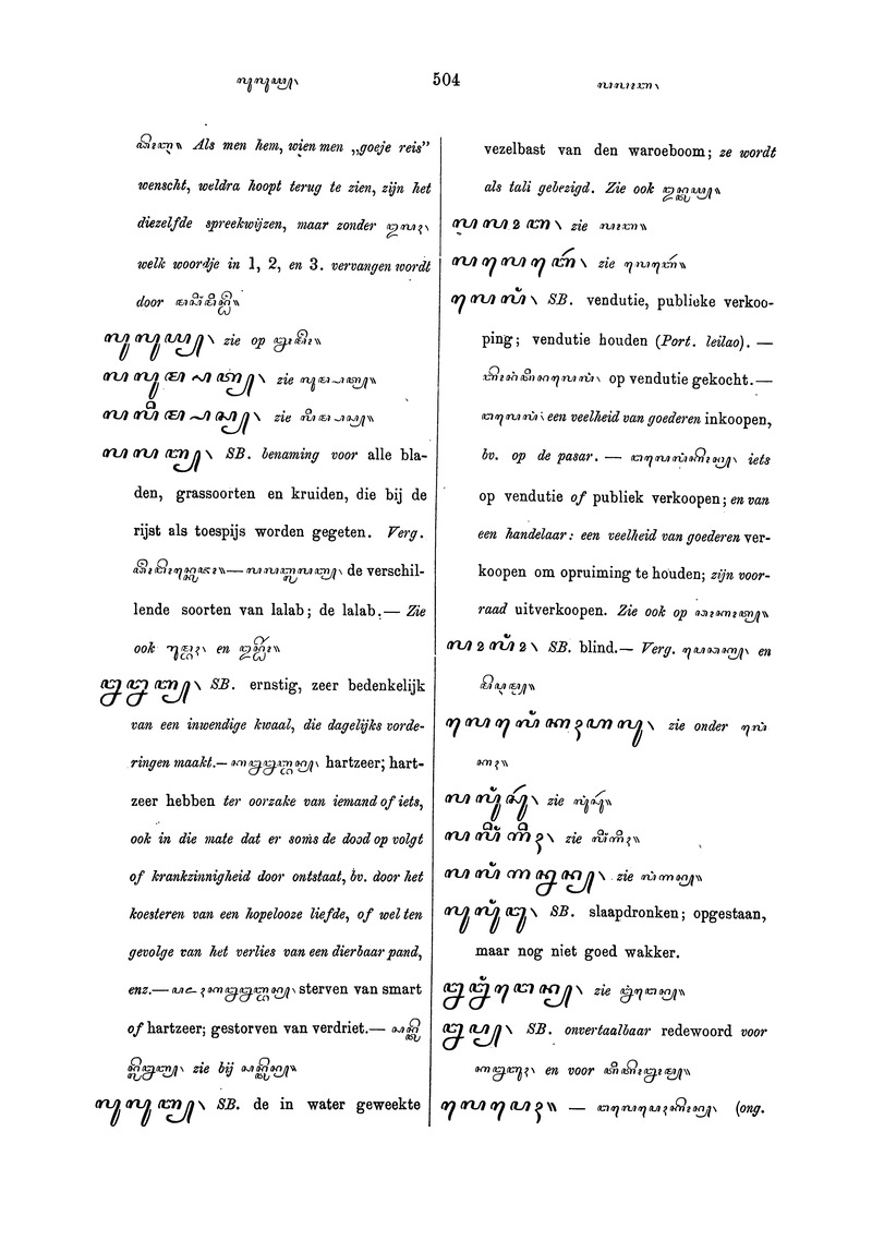 Soendasch-Nederduitsch woordenboek - 