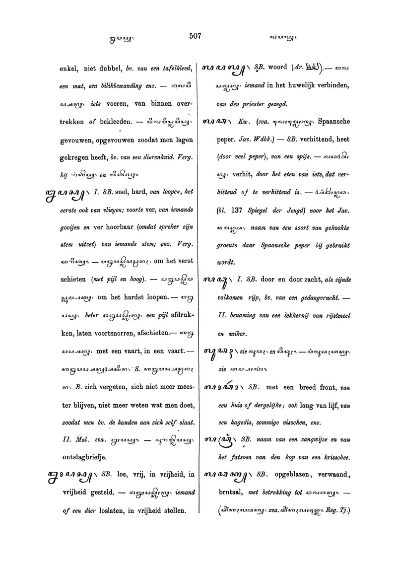 Soendasch-Nederduitsch woordenboek - 