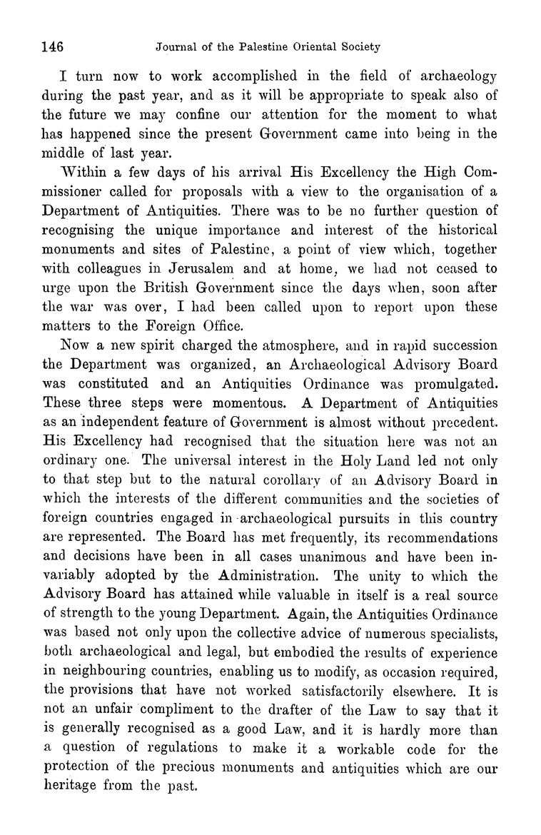 Journal of the Palestine Oriental Society - Page 146