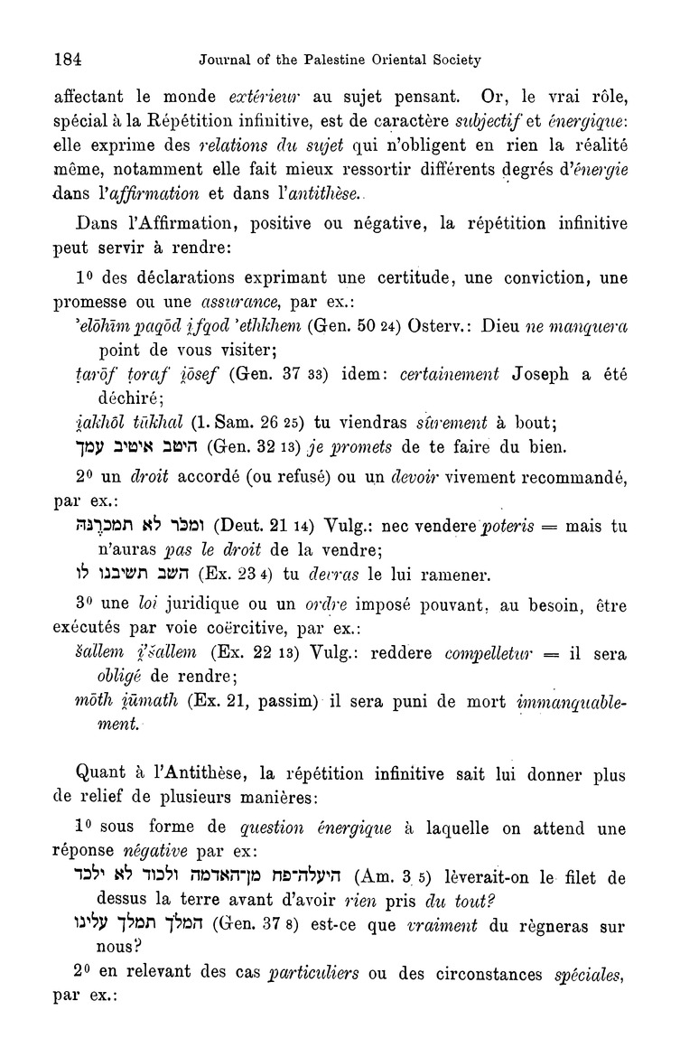 Journal of the Palestine Oriental Society - Page 184