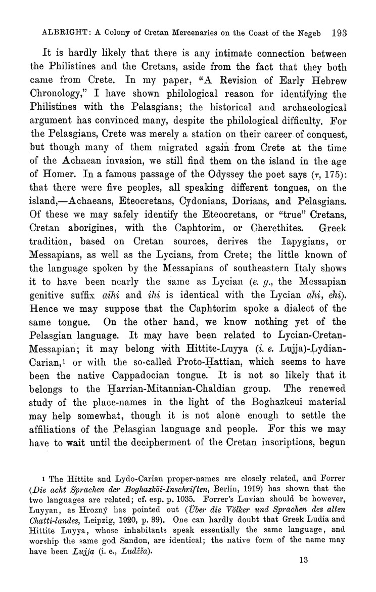 Journal of the Palestine Oriental Society - Page 193