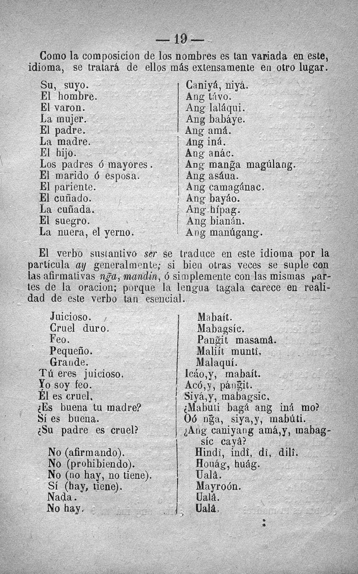 Lecciones de gramática hispano-tagala - 