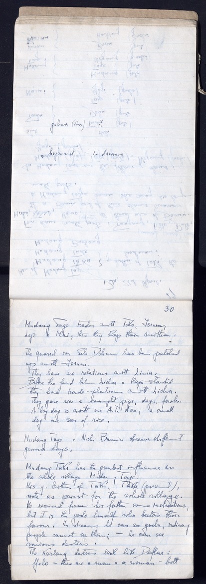 Field notes, Apa Tanang, No. 2. Arunachal Pradesh, 1944 (PP MS 19/01/02/6/083) - Page 31