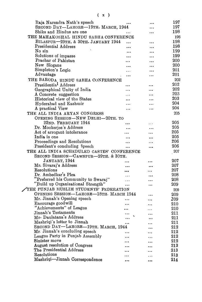Indian annual register - Page x