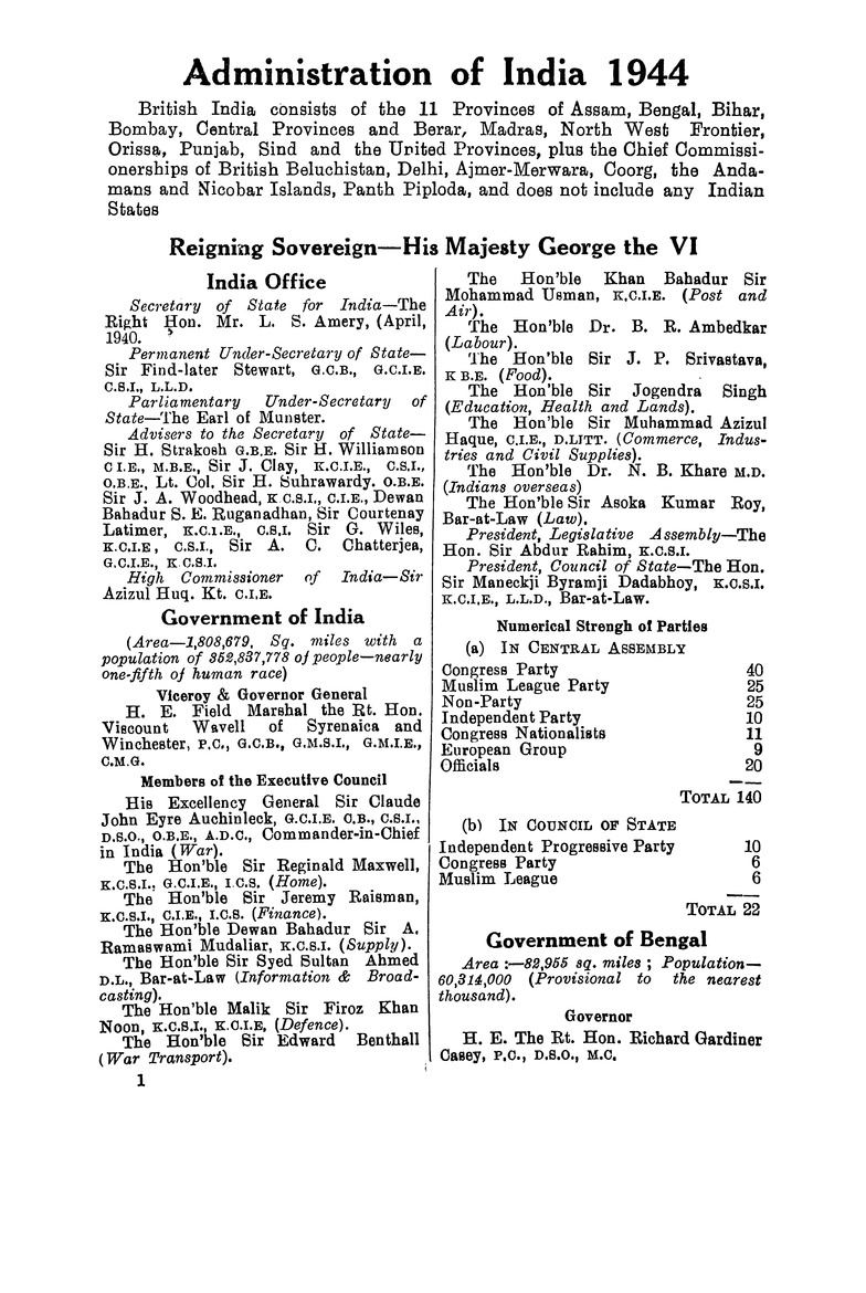 Indian annual register - Page 1