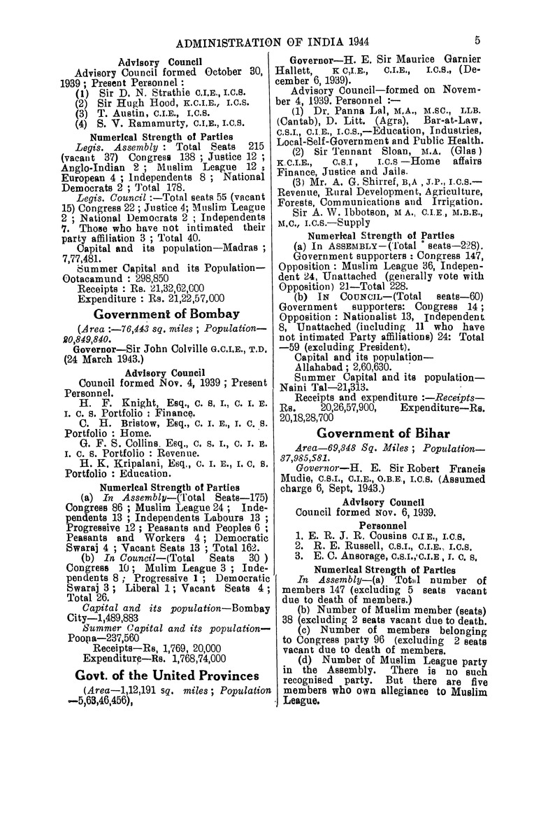 Indian annual register - Page 5