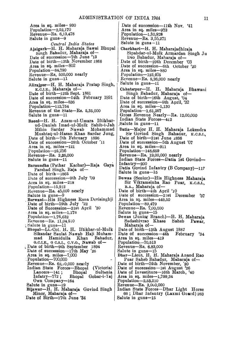 Indian annual register - Page 11