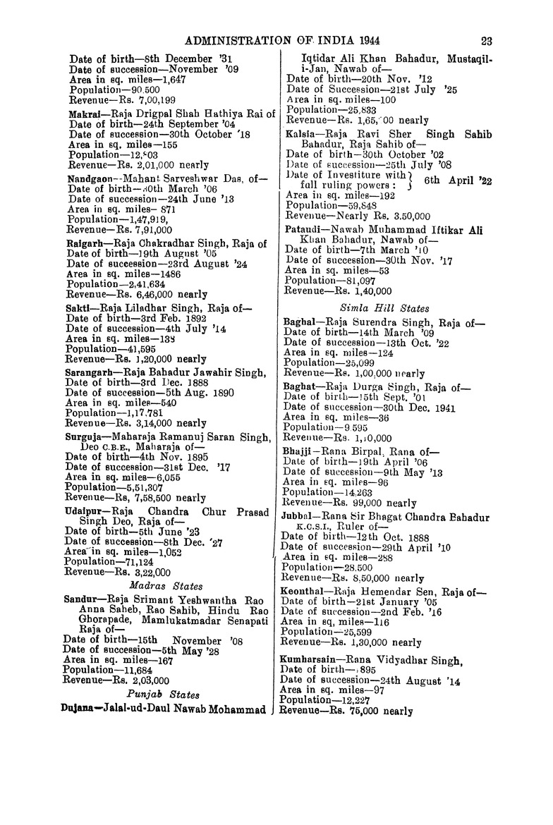 Indian annual register - Page 23