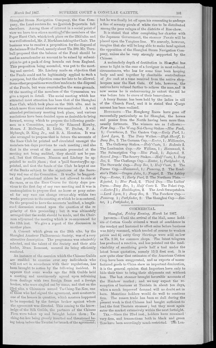 Supreme Court and consular gazette, and law reporter for the Supreme & provincial courts of China & Japan - 