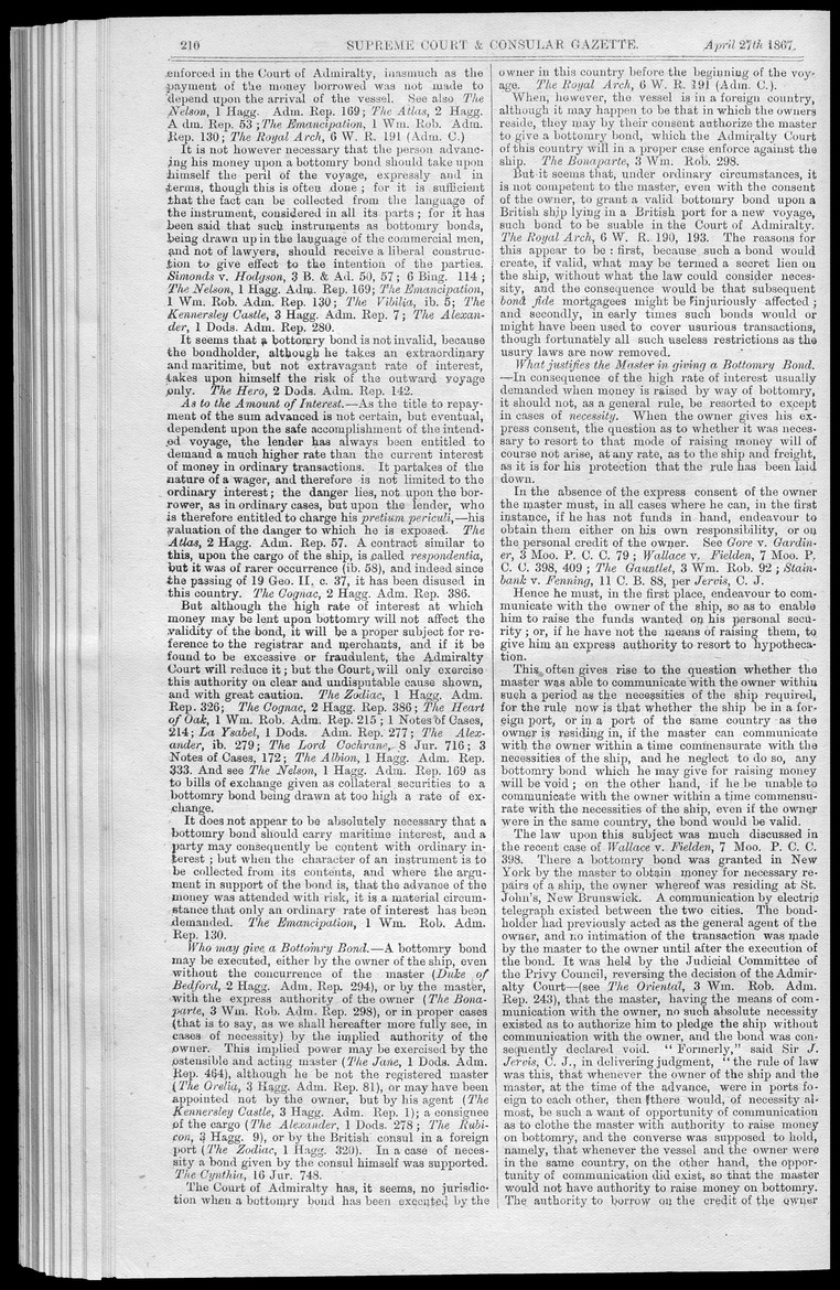 Supreme Court and consular gazette, and law reporter for the Supreme & provincial courts of China & Japan - 