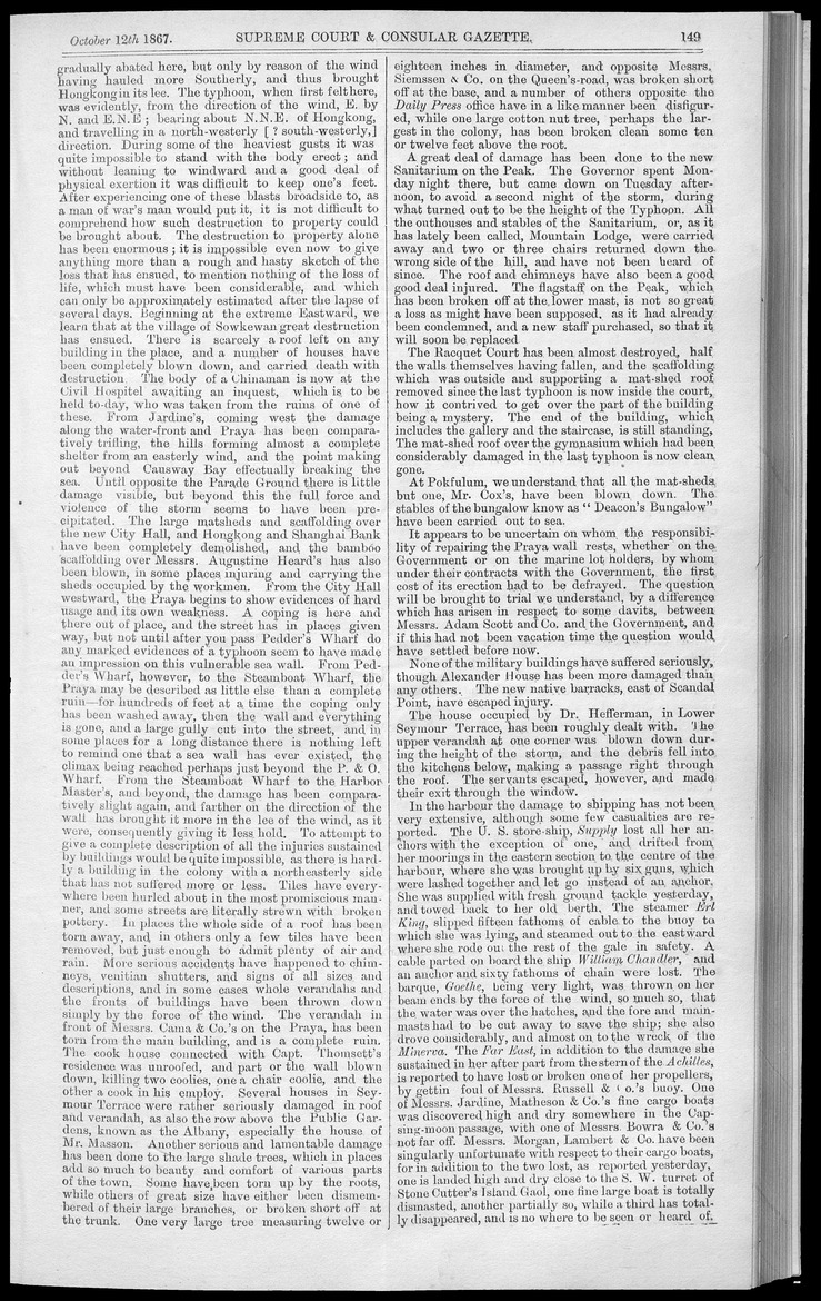 Supreme Court and consular gazette, and law reporter for the Supreme & provincial courts of China & Japan - 