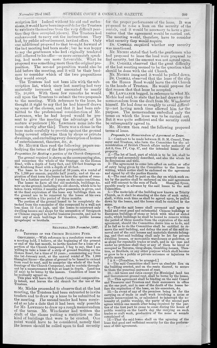 Supreme Court and consular gazette, and law reporter for the Supreme & provincial courts of China & Japan - 