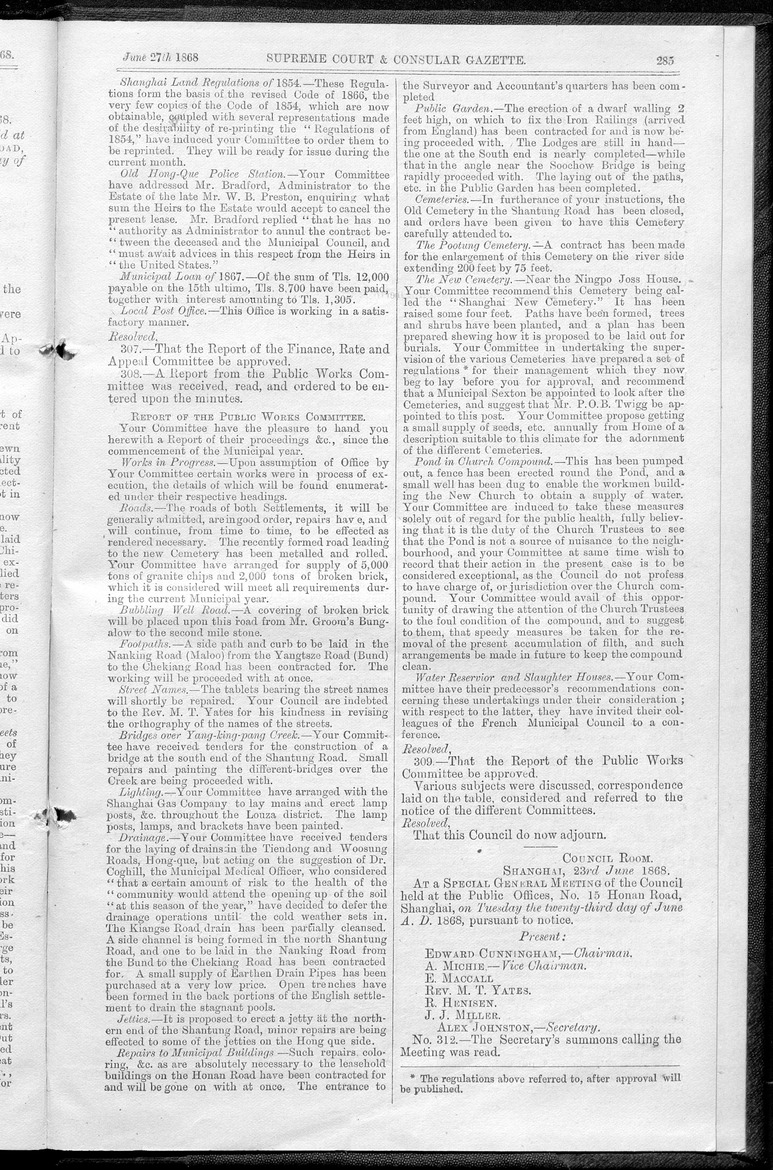 Supreme Court and consular gazette, and law reporter for the Supreme & provincial courts of China & Japan - 