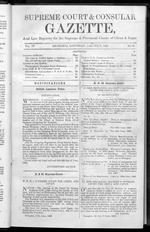 Supreme Court and consular gazette, and law reporter for the Supreme & provincial courts of China & Japan