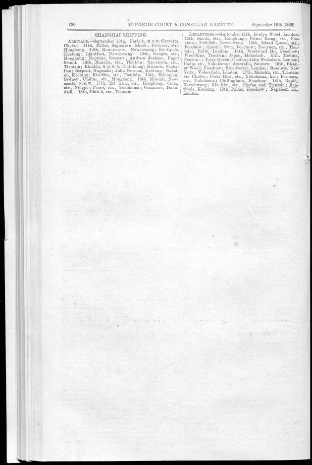 Supreme Court and consular gazette, and law reporter for the Supreme & provincial courts of China & Japan - 