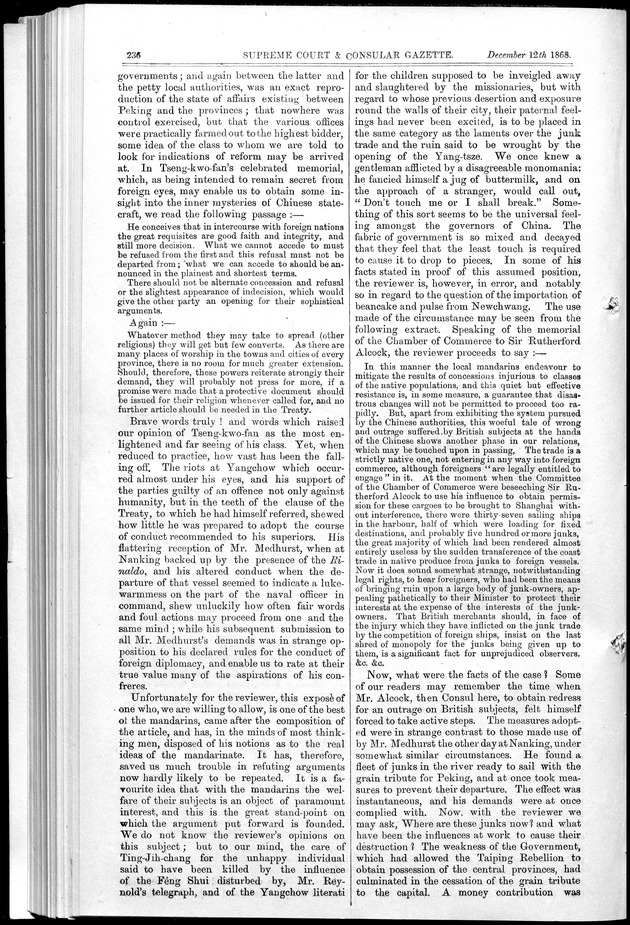 Supreme Court and consular gazette, and law reporter for the Supreme & provincial courts of China & Japan - 