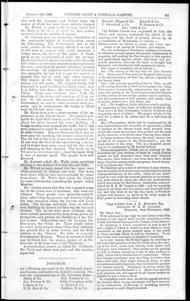 Supreme Court and consular gazette, and law reporter for the Supreme & provincial courts of China & Japan - 