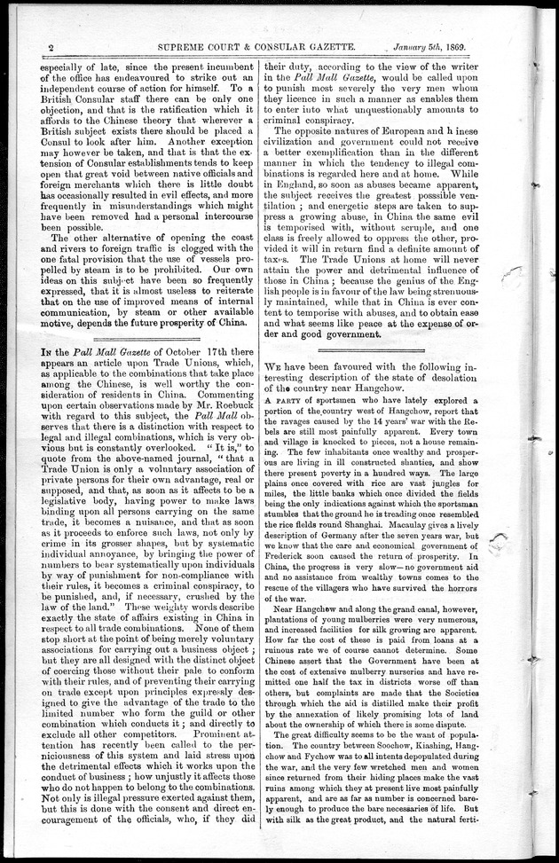 Supreme Court and consular gazette, and law reporter for the Supreme & provincial courts of China & Japan - 