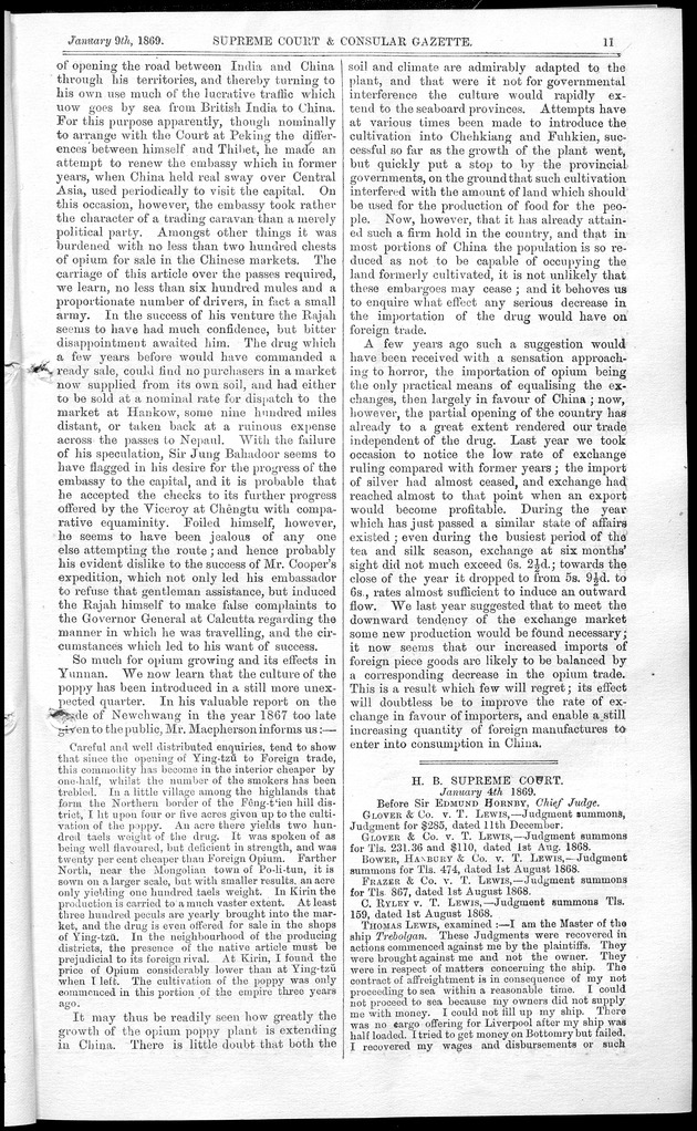 Supreme Court and consular gazette, and law reporter for the Supreme & provincial courts of China & Japan - 