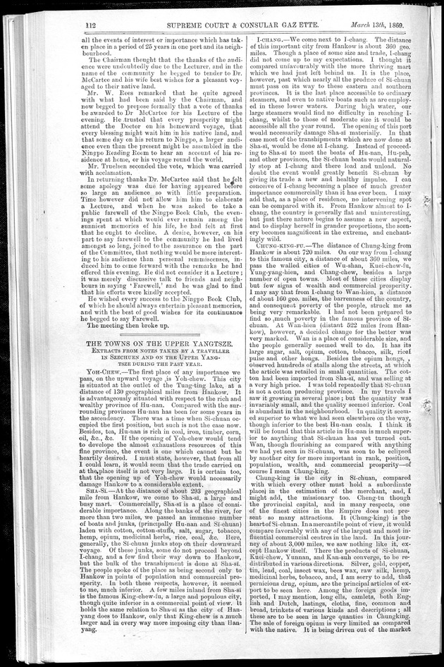 Supreme Court and consular gazette, and law reporter for the Supreme & provincial courts of China & Japan - 