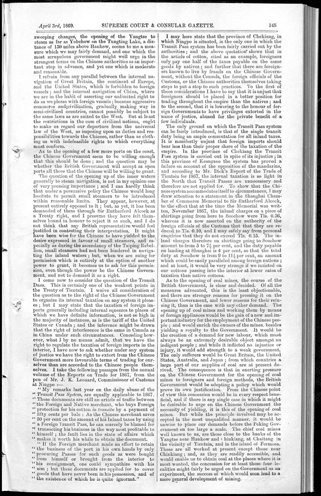 Supreme Court and consular gazette, and law reporter for the Supreme & provincial courts of China & Japan - 