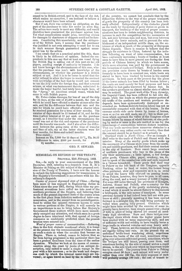 Supreme Court and consular gazette, and law reporter for the Supreme & provincial courts of China & Japan - 