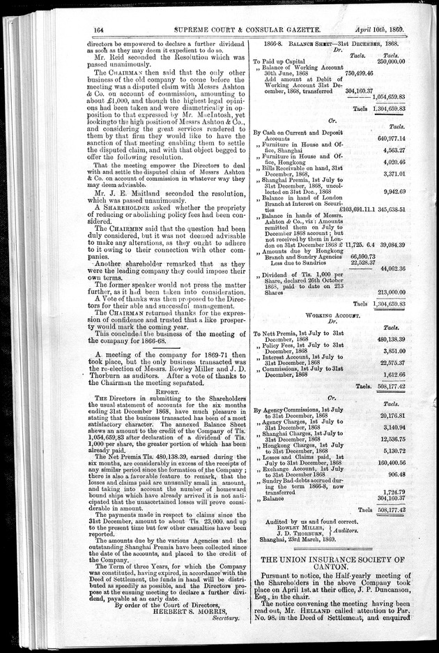 Supreme Court and consular gazette, and law reporter for the Supreme & provincial courts of China & Japan - 