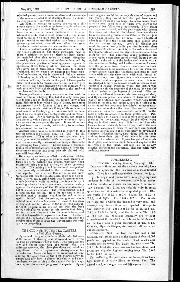 Supreme Court and consular gazette, and law reporter for the Supreme & provincial courts of China & Japan - 