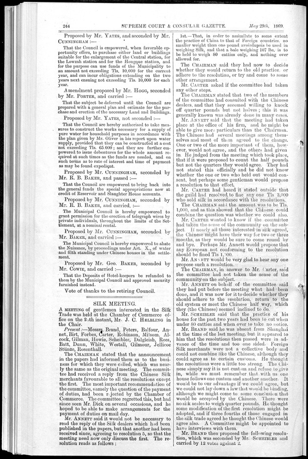 Supreme Court and consular gazette, and law reporter for the Supreme & provincial courts of China & Japan - 