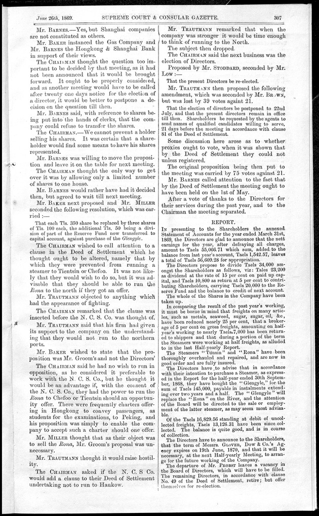 Supreme Court and consular gazette, and law reporter for the Supreme & provincial courts of China & Japan - 