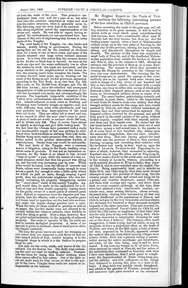 Supreme Court and consular gazette, and law reporter for the Supreme & provincial courts of China & Japan - 