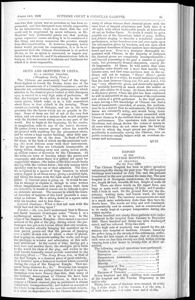 Supreme Court and consular gazette, and law reporter for the Supreme & provincial courts of China & Japan - 