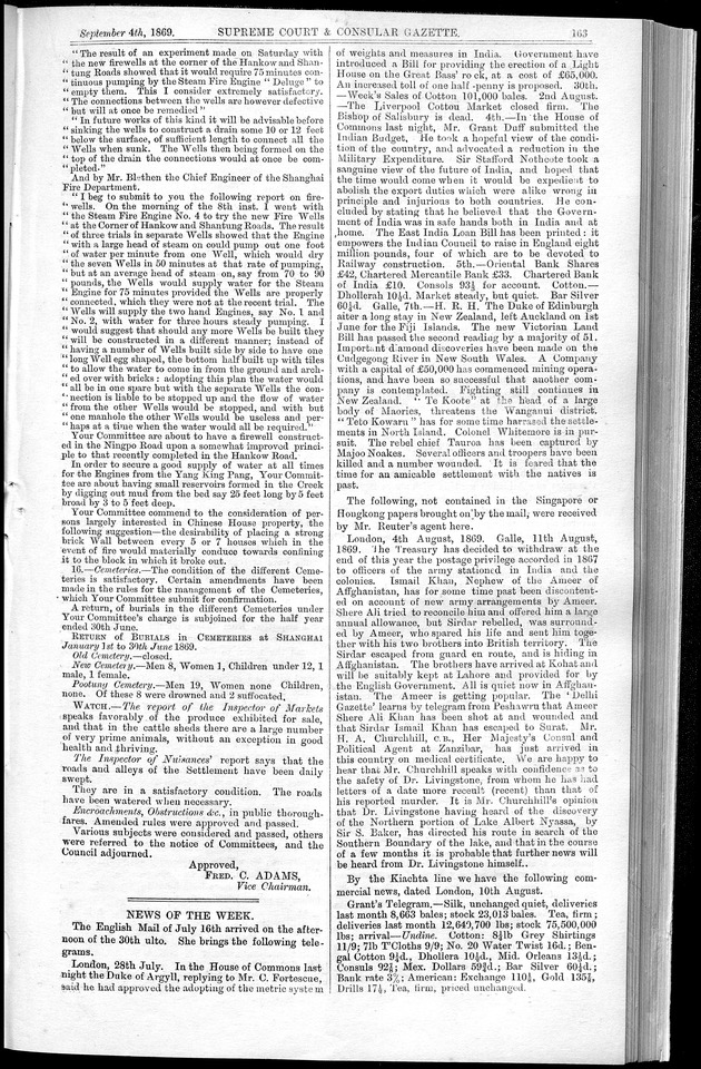 Supreme Court and consular gazette, and law reporter for the Supreme & provincial courts of China & Japan - 