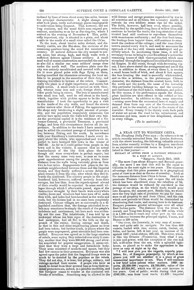 Supreme Court and consular gazette, and law reporter for the Supreme & provincial courts of China & Japan - 