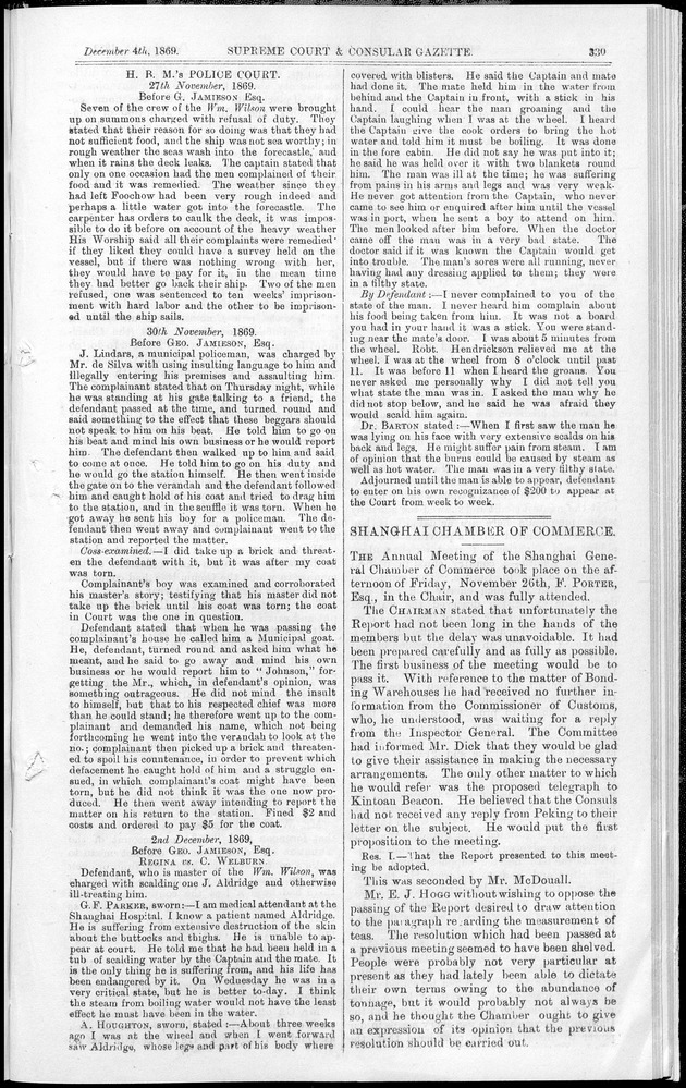 Supreme Court and consular gazette, and law reporter for the Supreme & provincial courts of China & Japan - 