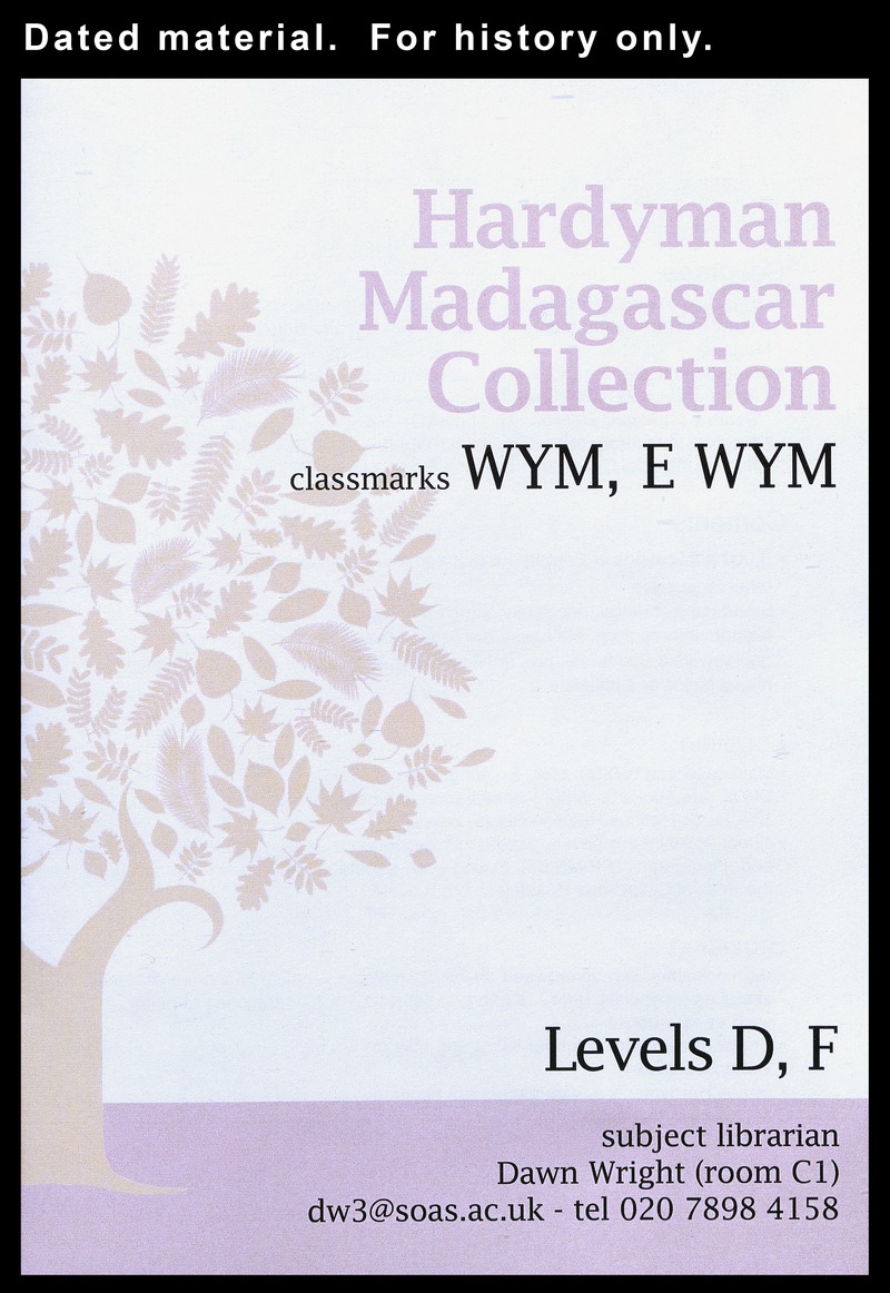Hardyman Madagascar Collection - Page 1